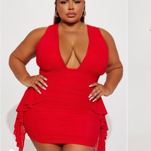 Fashion Nova Dresses & Skirts - Sexy Red Mini Dress